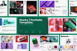 Graphic Design Portfolio Presentation Template