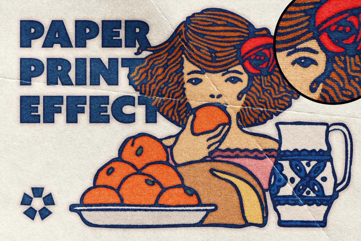 Vintage Printing Effect