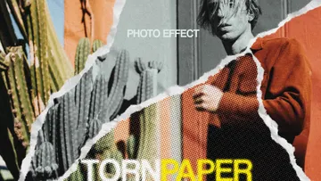 Torn & Ripped Paper Photo Effect Vol.2