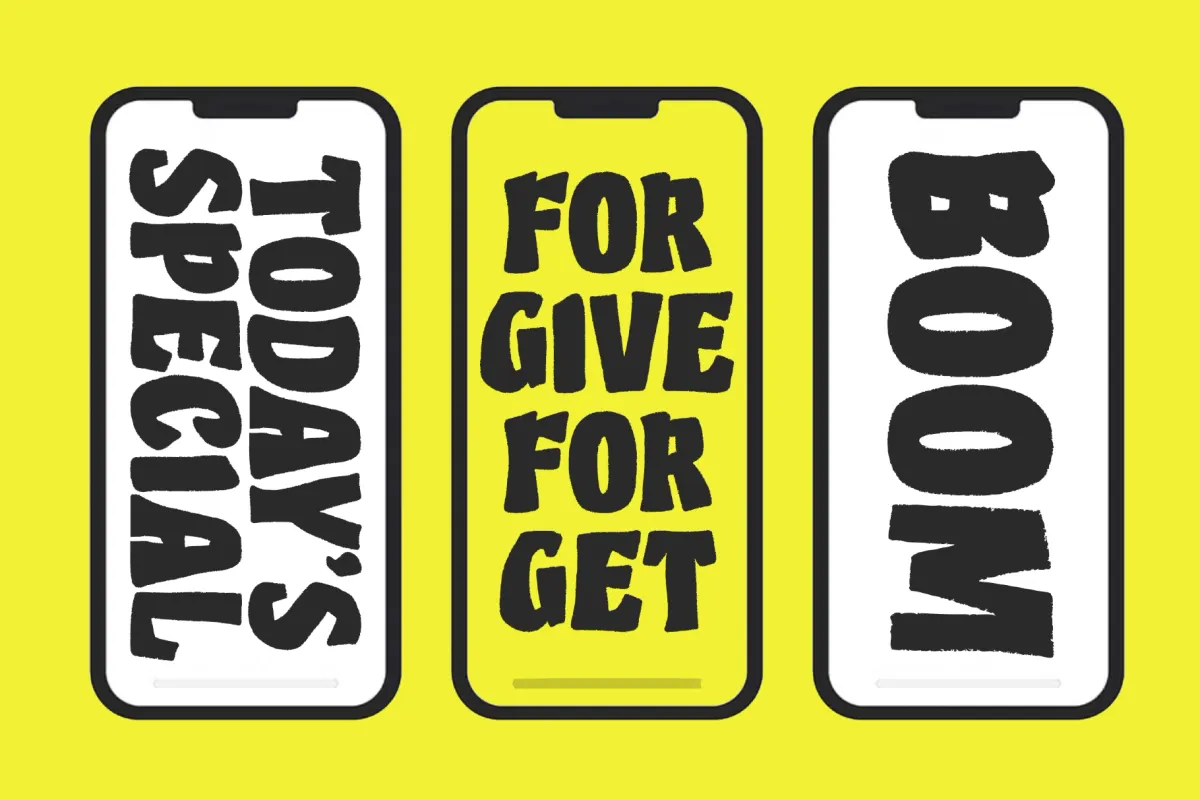 Bros Pops – Chunky Bold Display Font