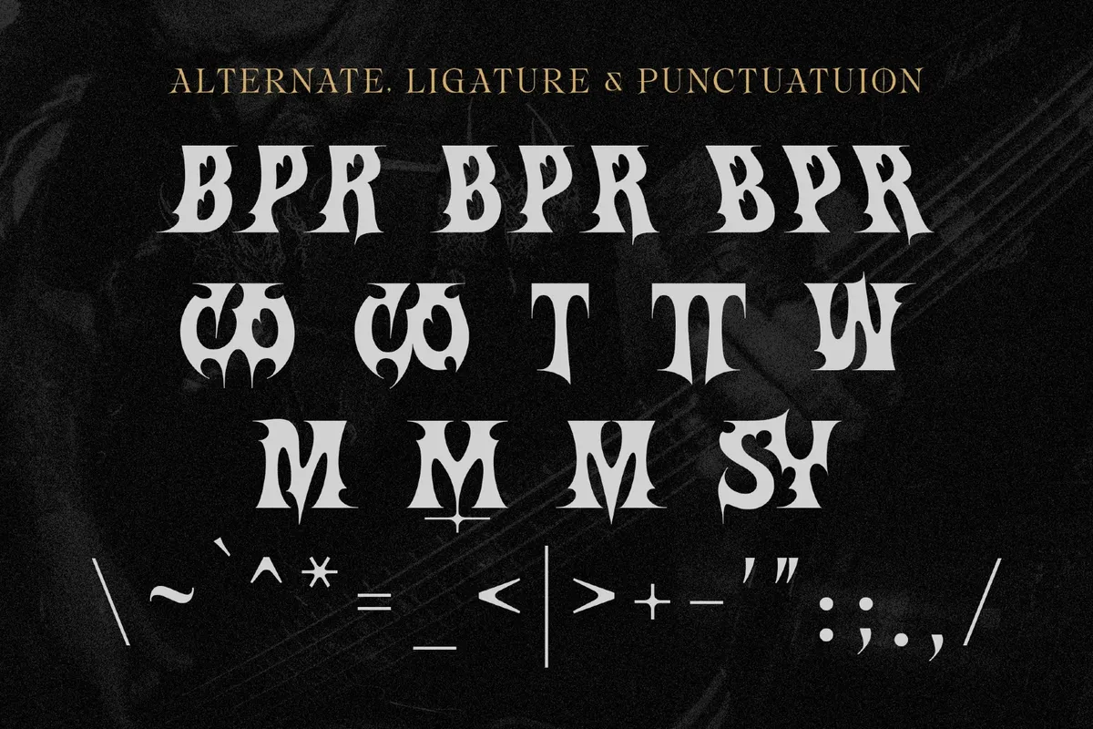 Onemore - Fantasy Game Font