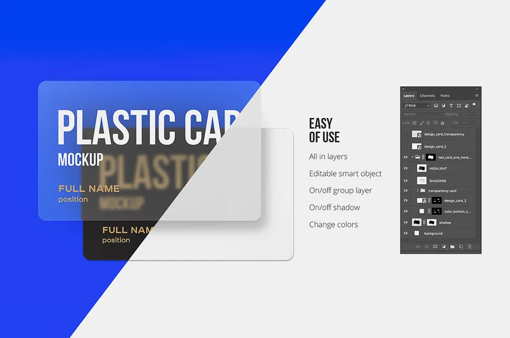 Plastic Card Mockups