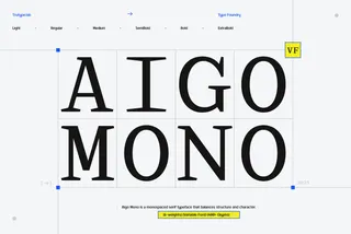 TRT Aigo Mono Monospace Serif Type