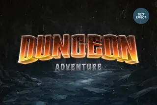 Retro RPG Text Effect