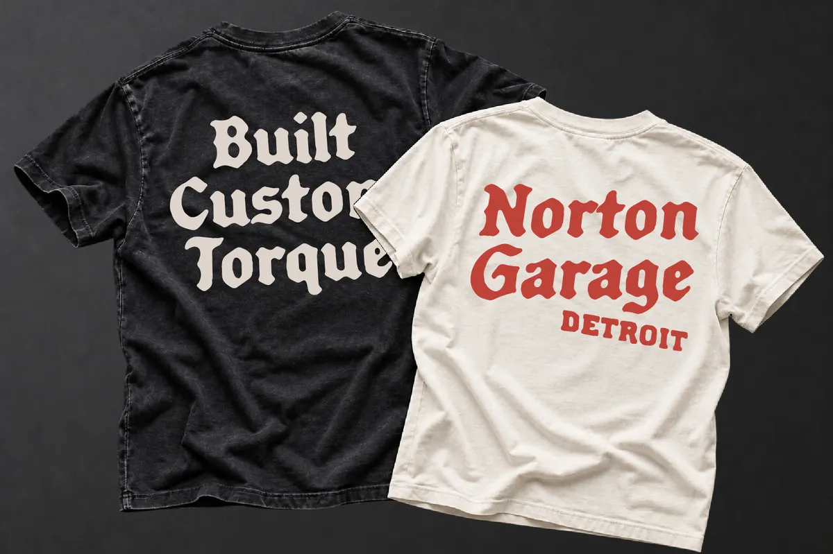 Forge Garage - Vintage Blackletter Font Duo