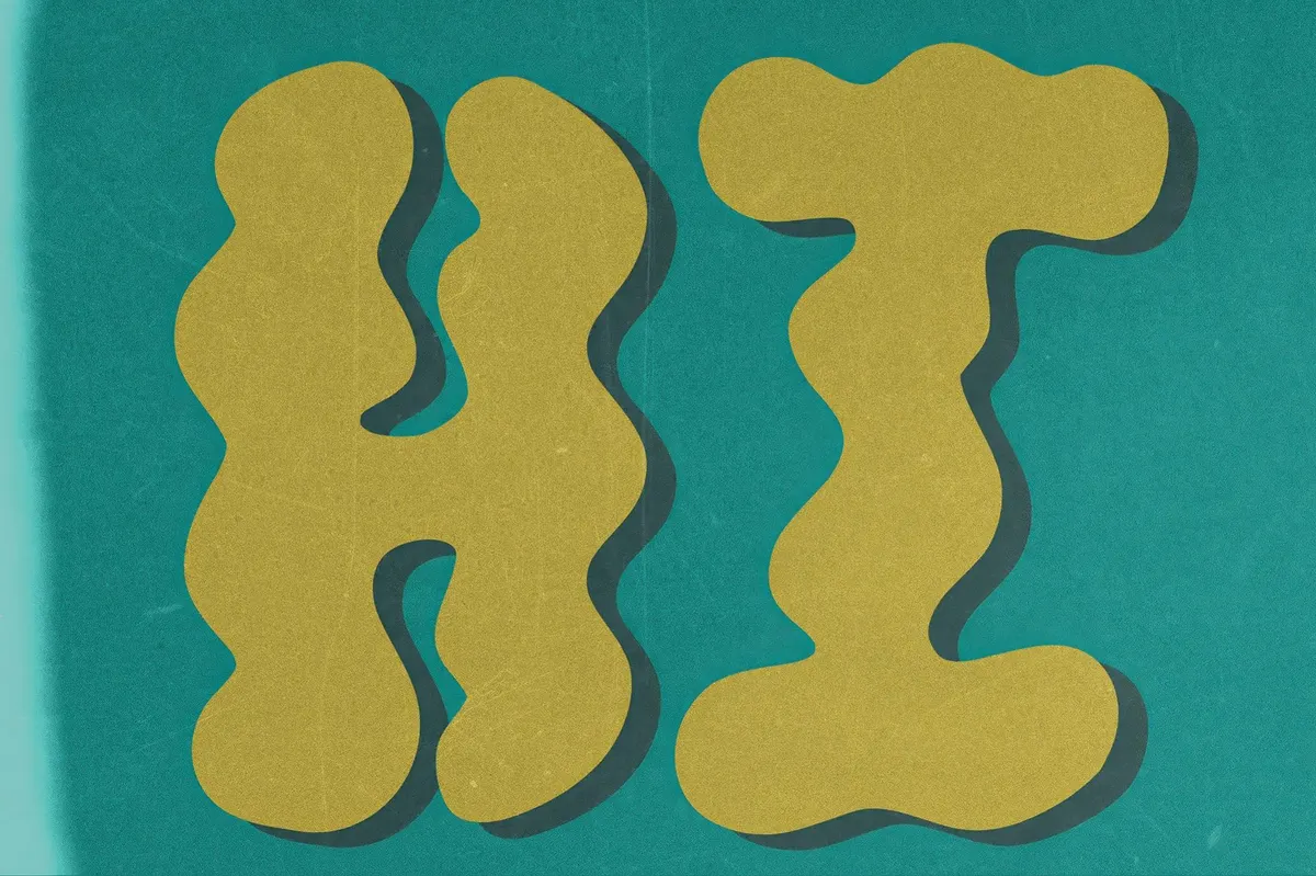 Jump Up — Wavy Groovy Font Duo