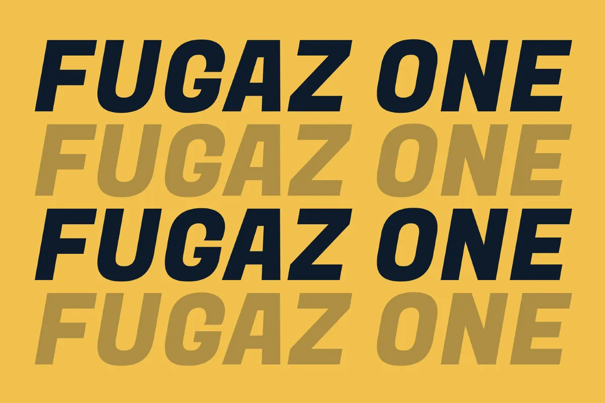 Fugaz One - TV Show Font