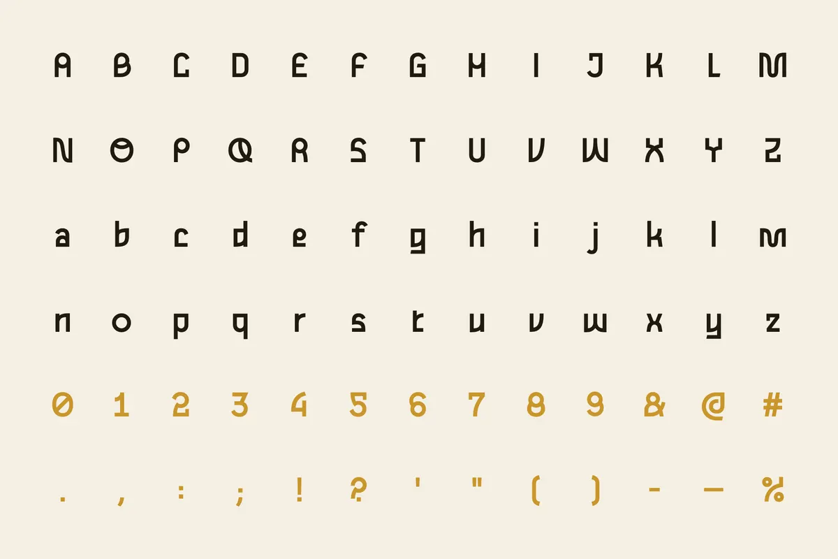 Gulax. Free Brutalist Font