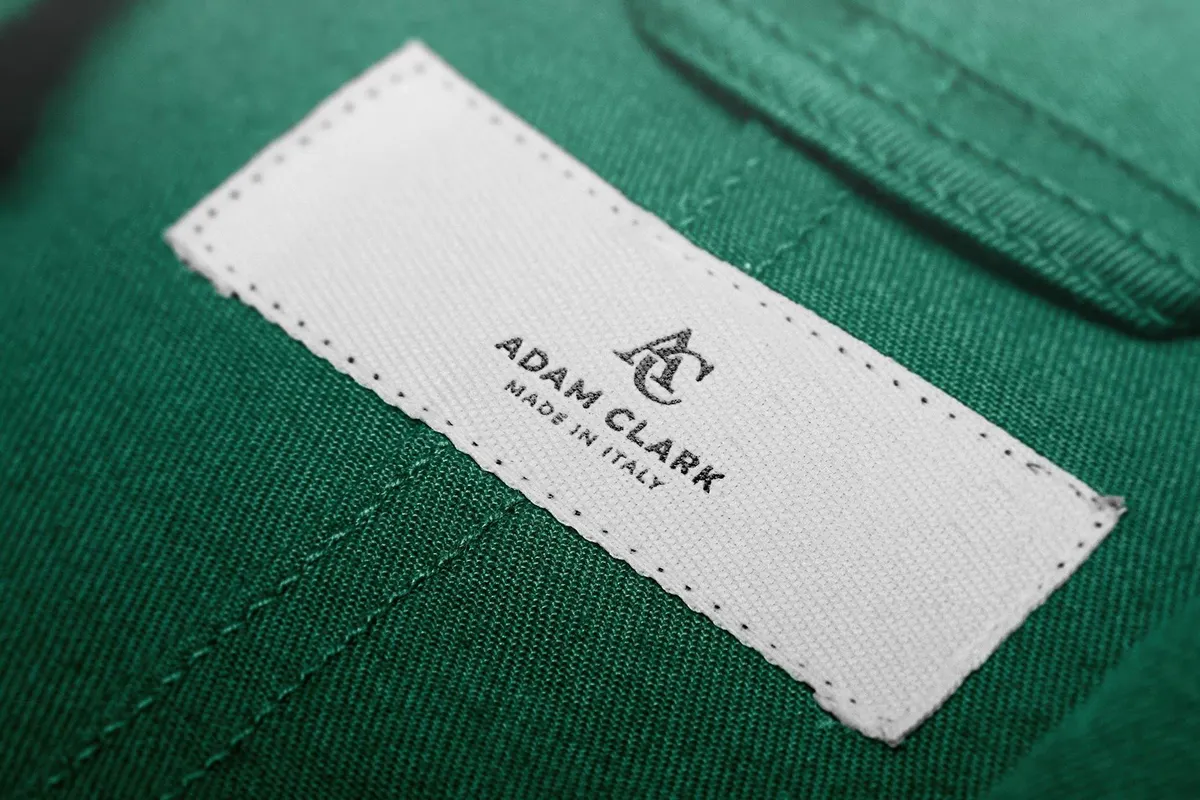 Elegant Clothing Label Mockup