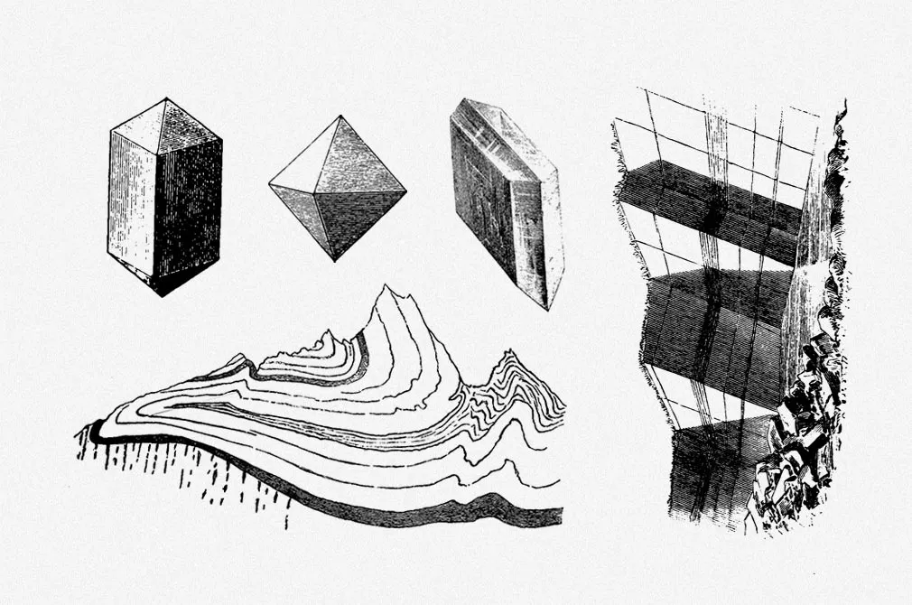 Gems & Stones Vector Illustrations Set