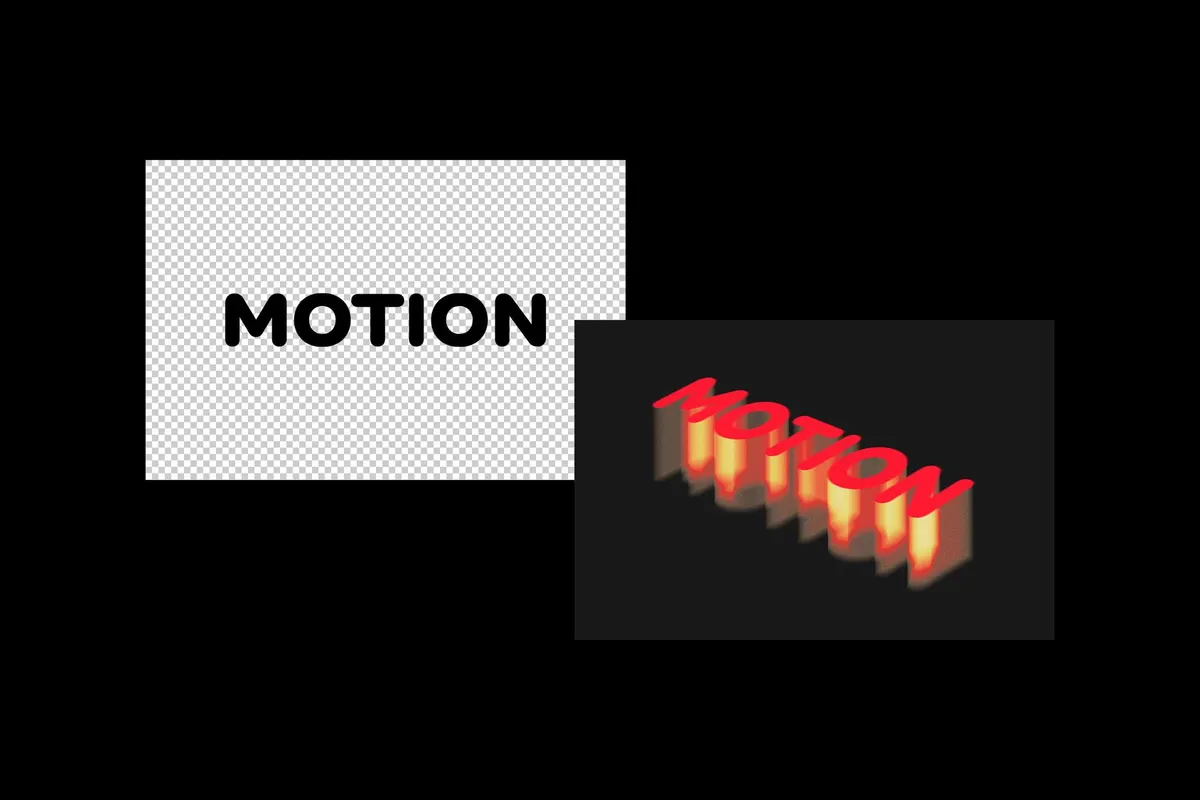 Blurry Motion Text Effect