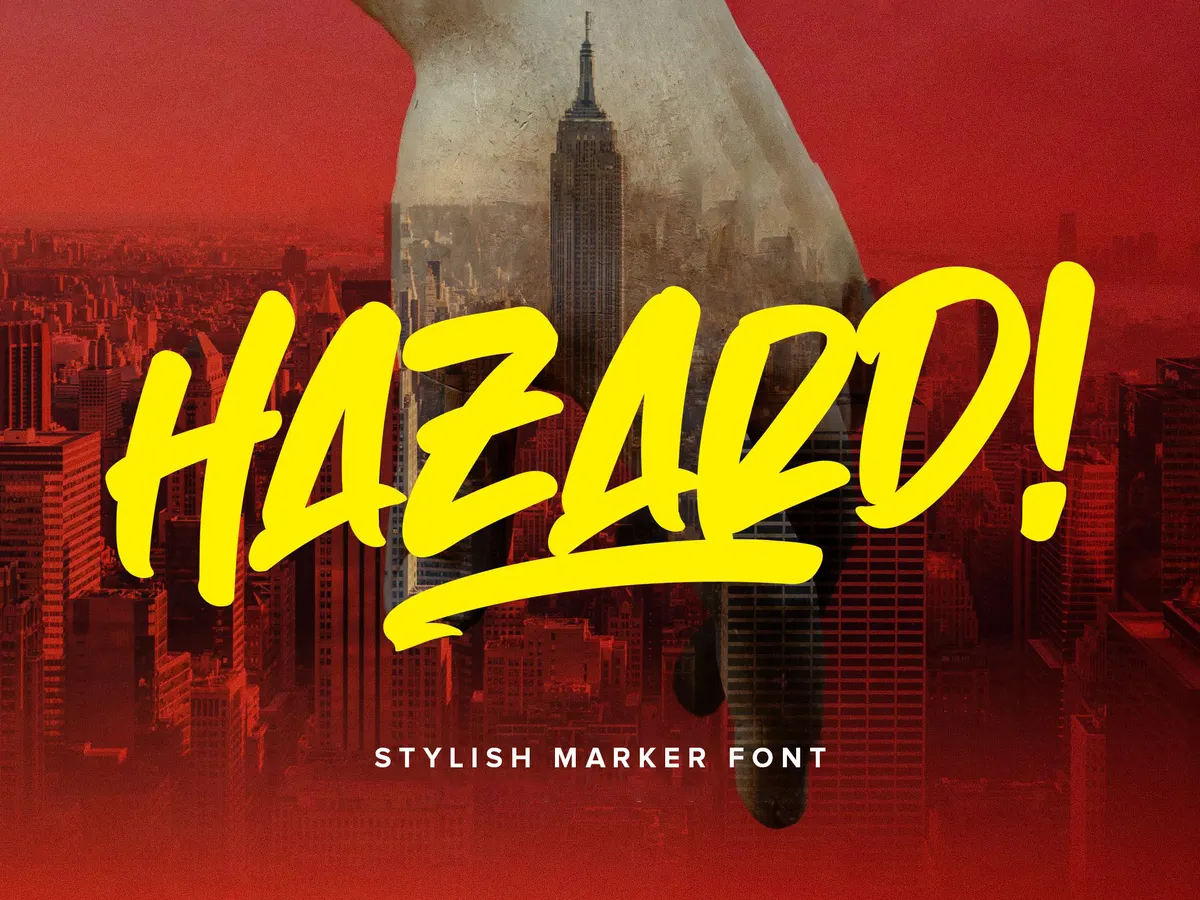 Hazard Marker Font