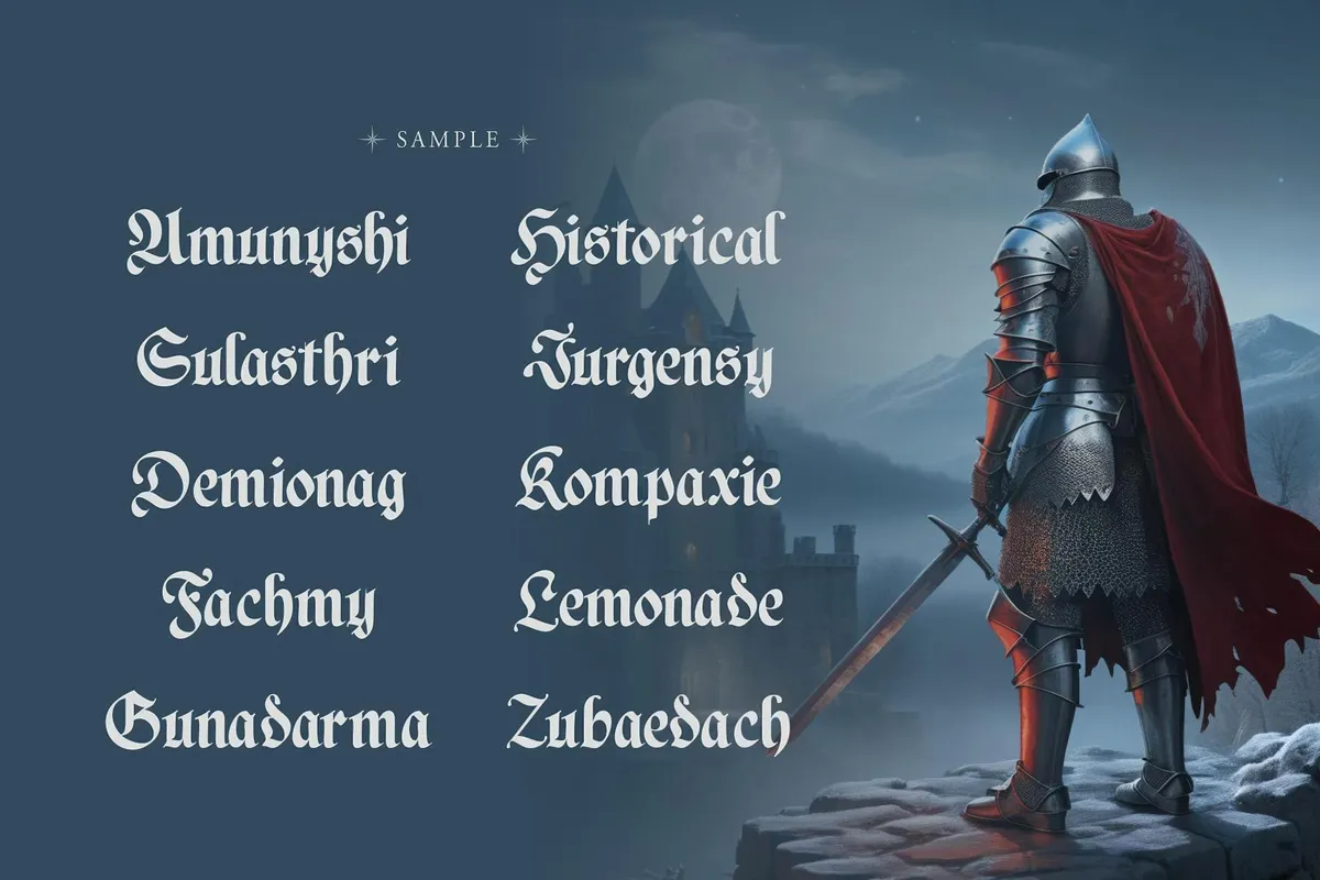 NCL Basefigh —  Rounded Blackletter Font