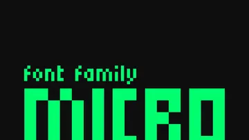Micro Font Family
