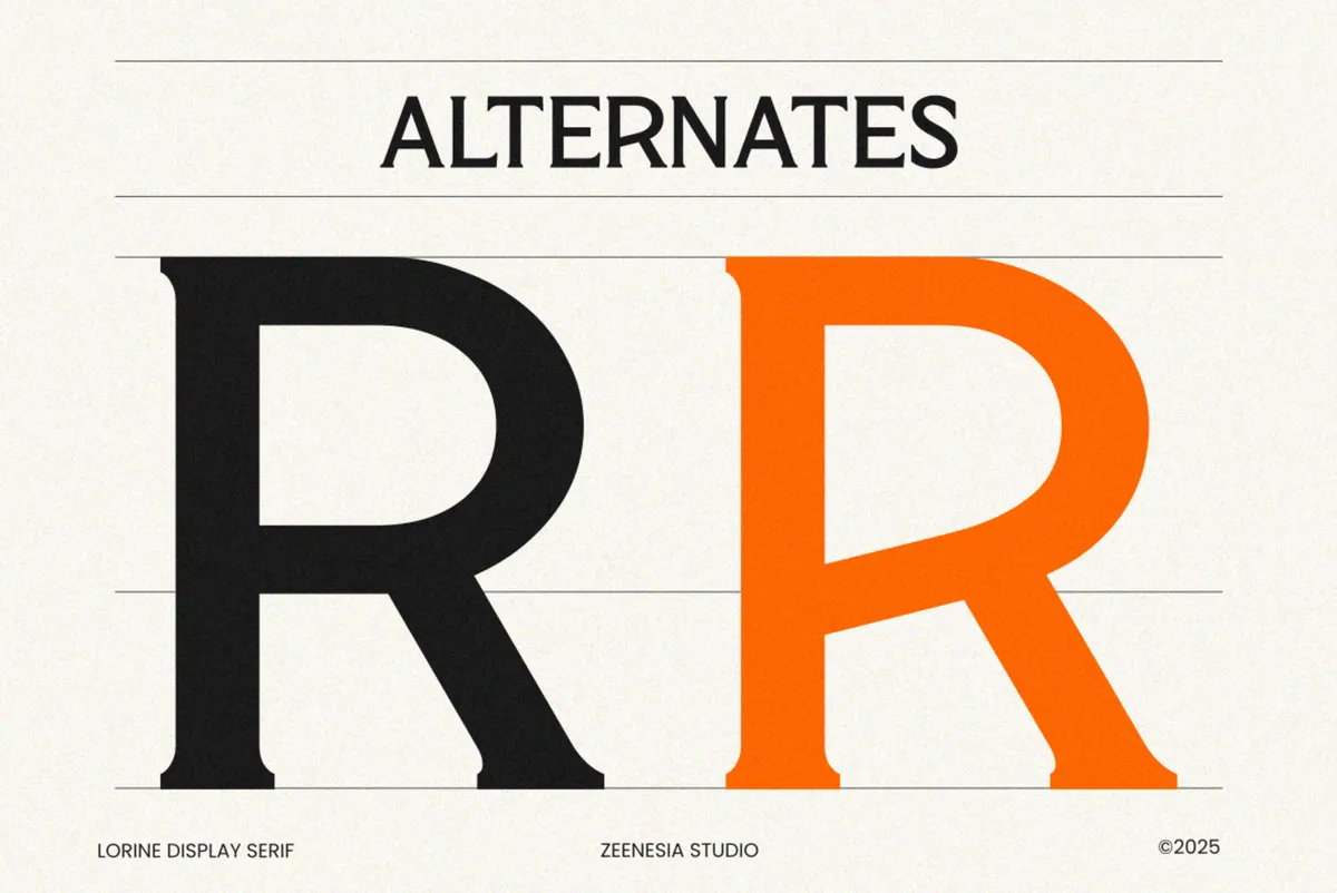 Lorine - Elegant Serif Display Font