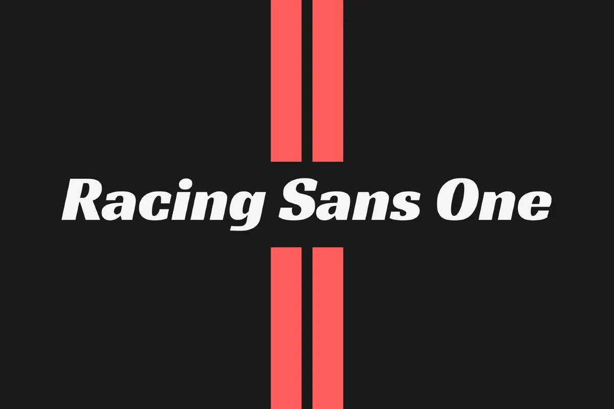 Racing Sans One - Sports Font