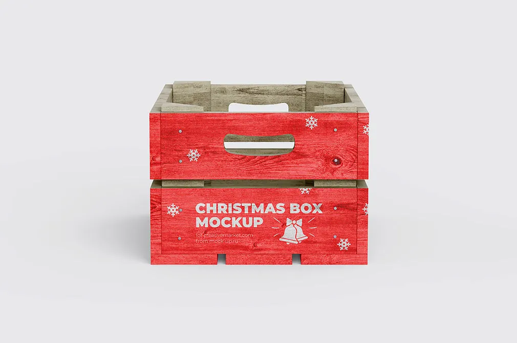 Christmas Box Mockup