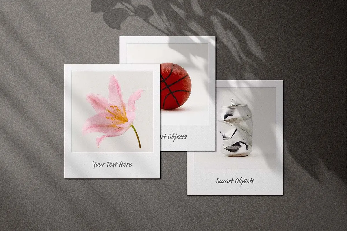 Polaroid Frame Mockup Vol.4
