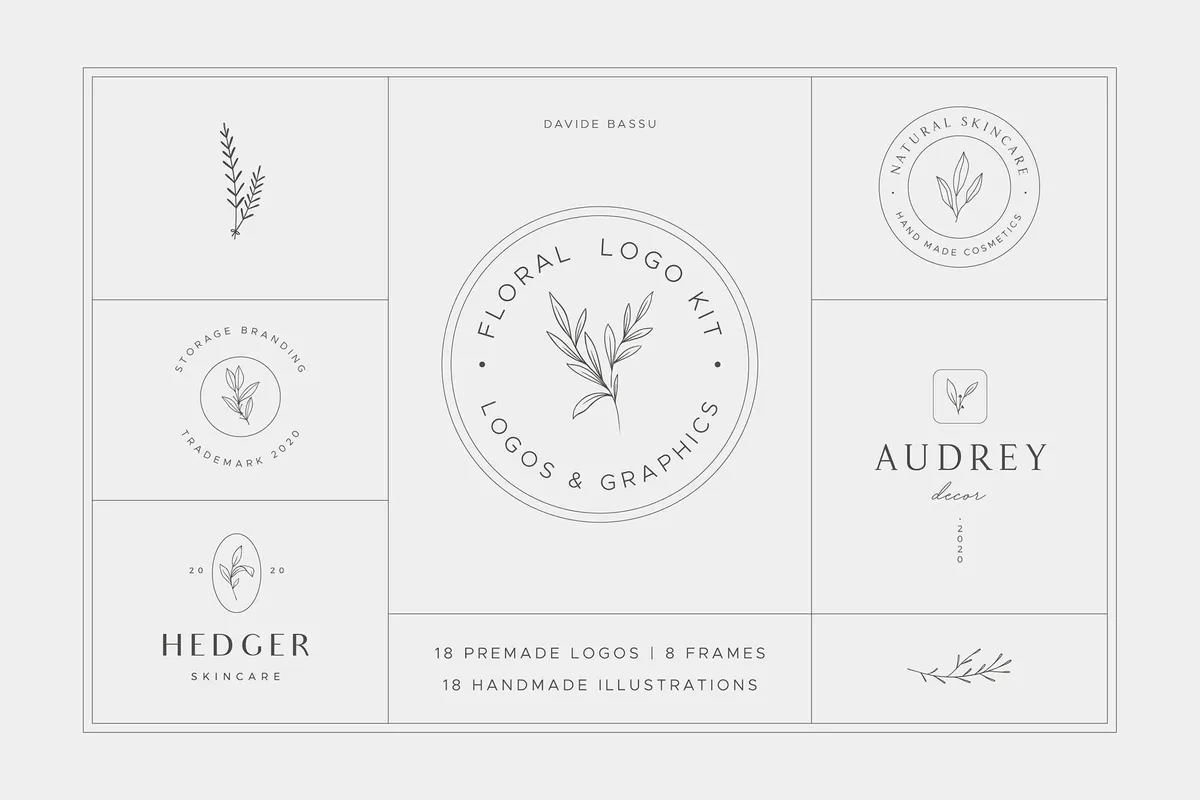 Floral Graphics & Logo Templates