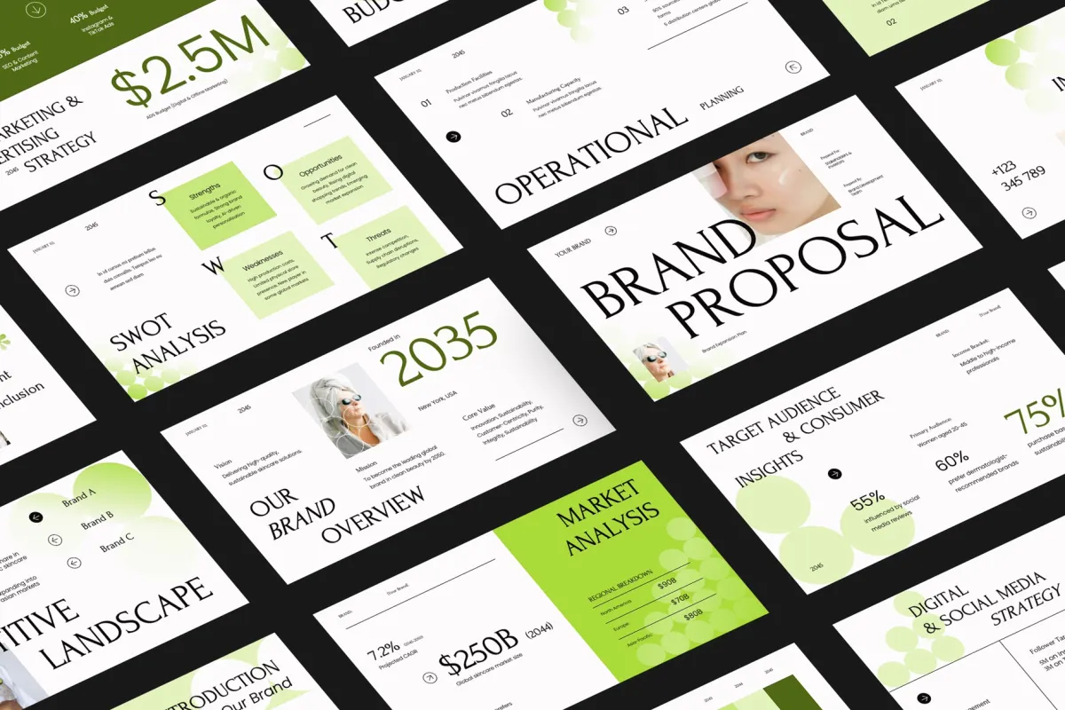 Aesthetic Brand Proposal Powerpoint Template