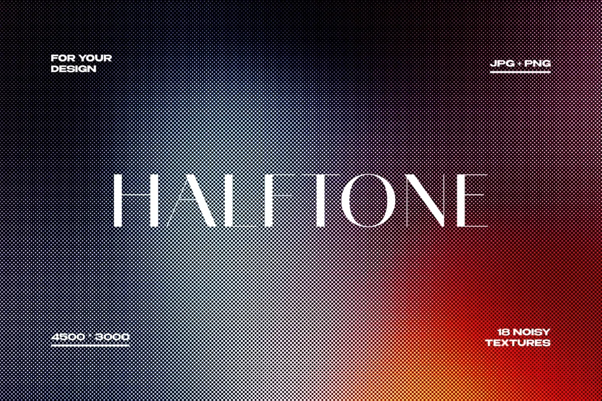 Gradient Halftone Textures