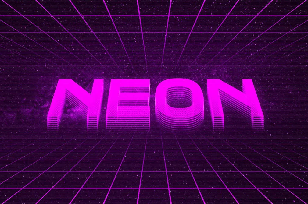 Retro Arcade Text Effect