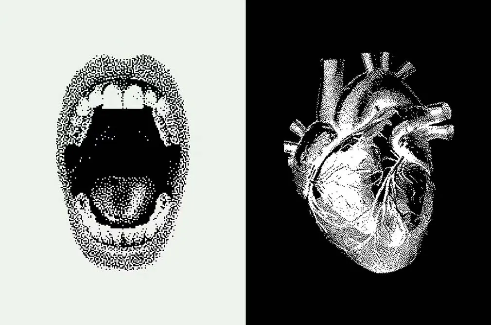 Y2K Dithering Bitmap Elements
