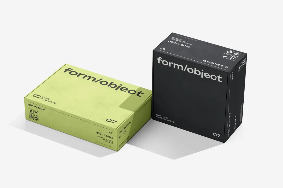 50-in-1 Box Mockup Bundle
