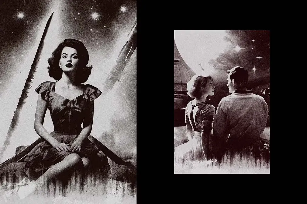Retro Film B/W Photo Effect