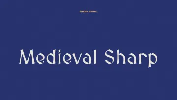 Medieval Sharp Typeface