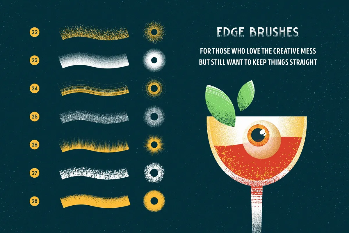 Memento Shader Illustrator Brushes