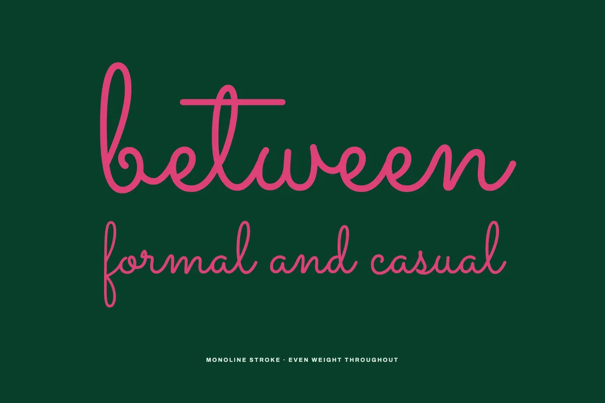 Sacramento — Free Monoline Script Font