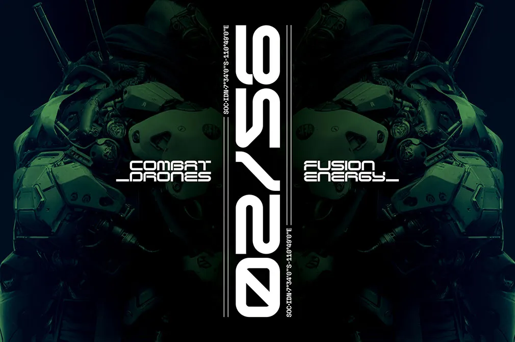 Oscura — Futuristic Techno Cyberpunk Font
