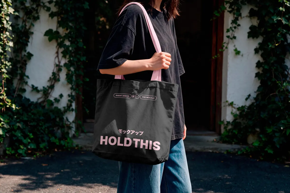 Shopper Tote Bag Mockup