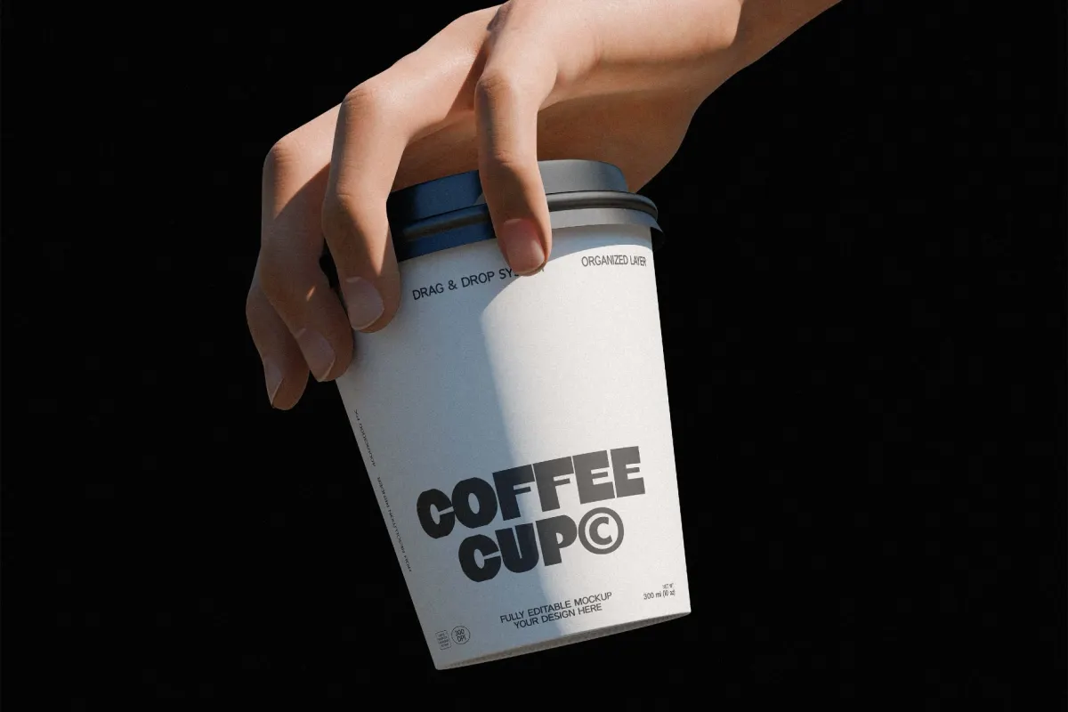 Takeaway Coffee Cup Mockup
