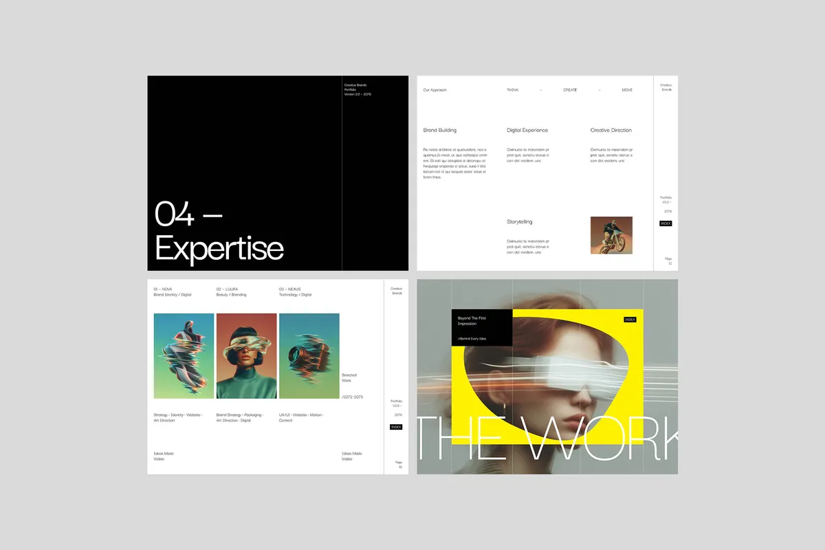 Creative Agency Portfolio Template - Creax