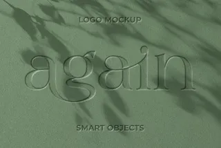 Debossed Paper Mockup