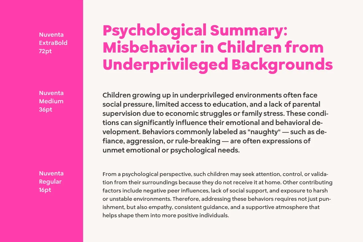 Nuventa - Humanist Sans Serif Font Family