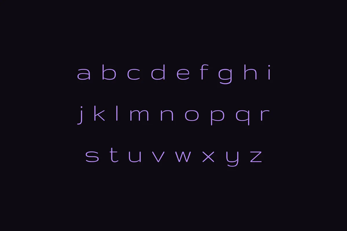 Gruppo - 1970s Futuristic Font