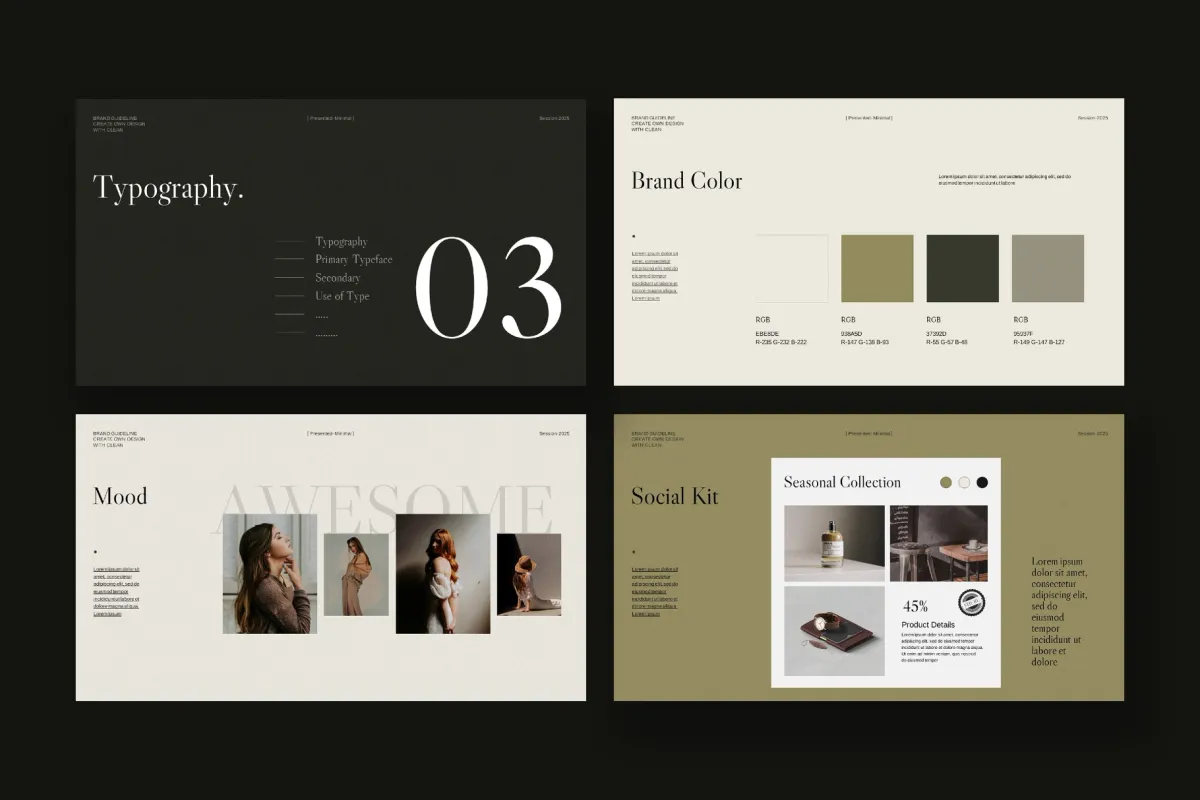 Brand Guideline Presentation Template