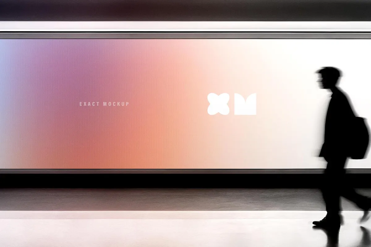 Large Wide Screen Mockup