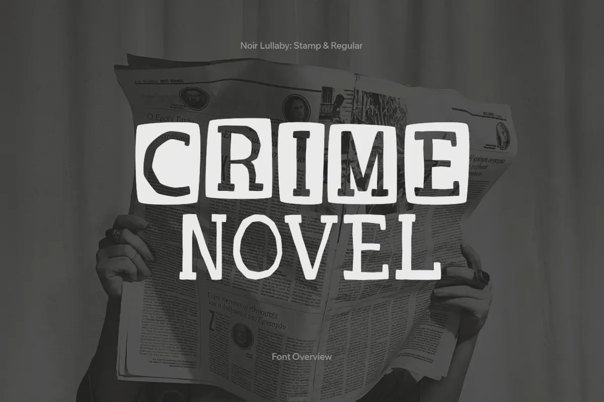 Noir Lullaby | Typewriter Font