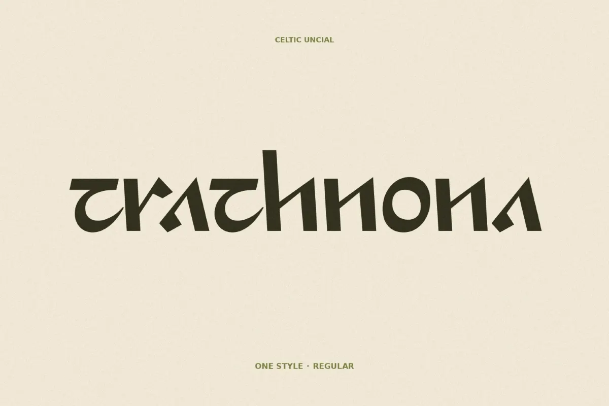 Trathnona - Runic Fantasy Font