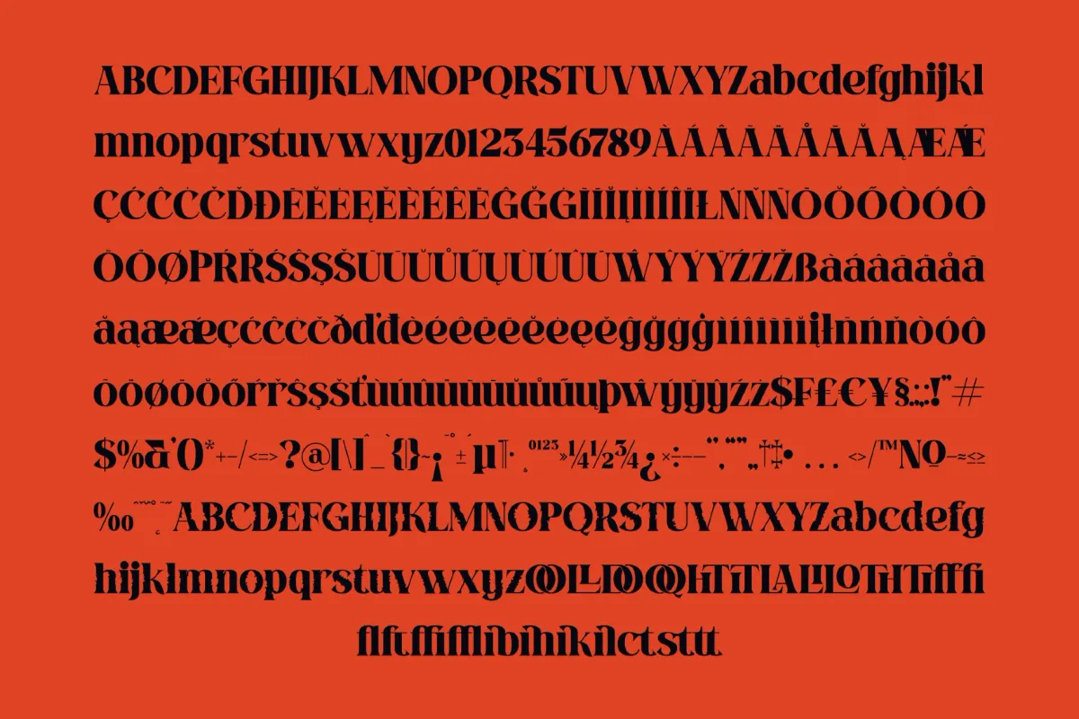 Rodova - Bold Serif Display Font