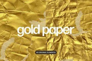 Gold Paper Textures: Elements