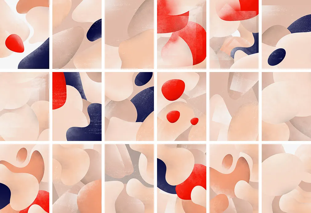 Soft Buddy Abstract Shapes