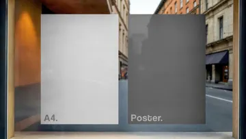 Window Posters Mockup
