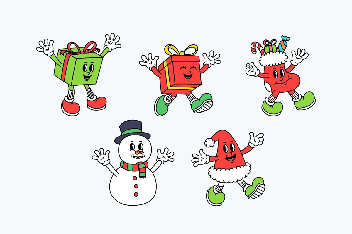 Christmas Cartoon Curiosities — Graphics