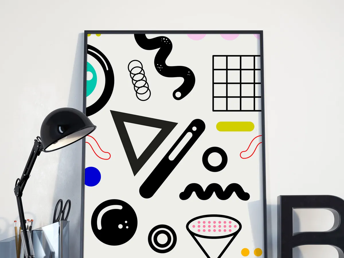 Geometric 80's Style Patterns