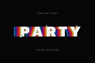 Retro Toon Text Effect